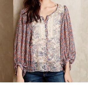 Anthropologie HD in Paris Peasant Blouse